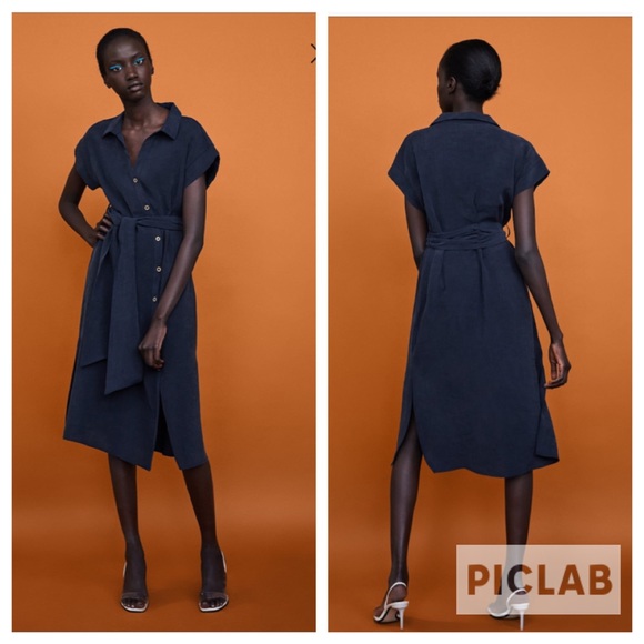 flowy shirt dress